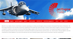 Desktop Screenshot of jetenginetrader.co.uk